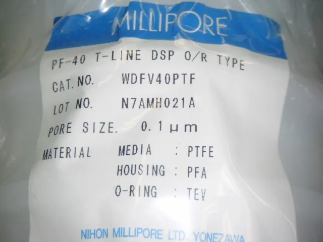Millipore CHEMLINE PF-40 Filter Detail Image - ASKINDEX Korea