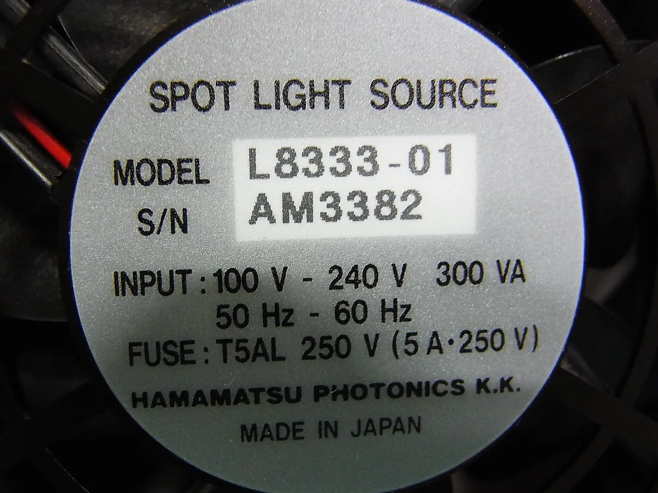 Hamamatsu Photonics L8868-01 UV lamp (ultraviolet irradiation) Detail Image - ASKINDEX Korea