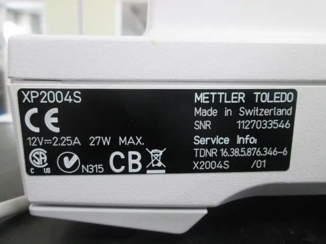 METTLER TOLEDO XP2004S Mass comparator Detail Image - ASKINDEX Korea