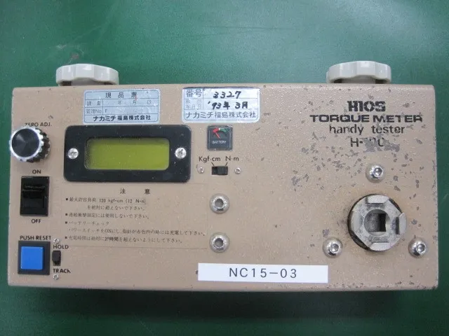 Hios H-100 Torque tester Detail Image - ASKINDEX Korea