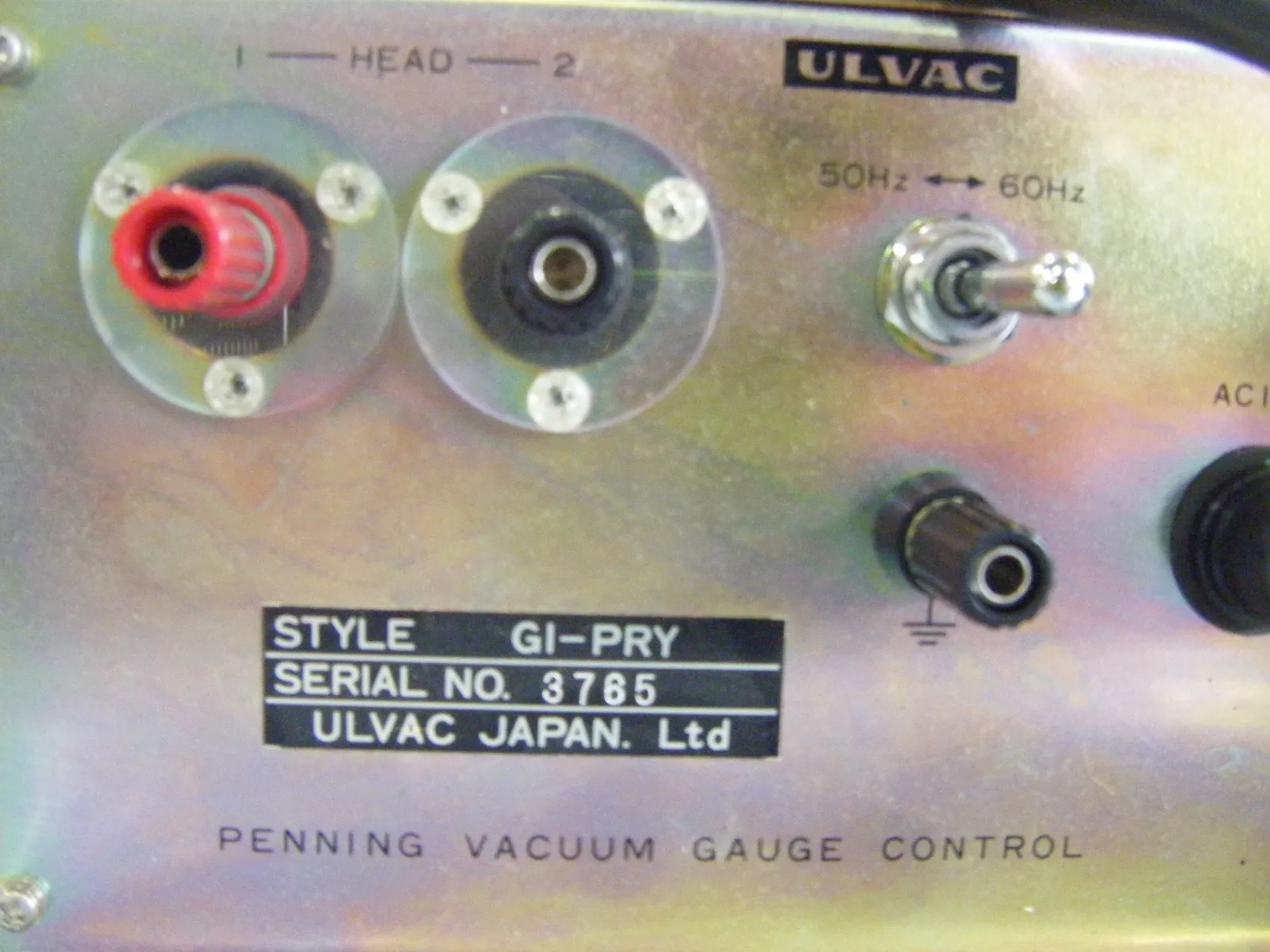 ULVAC GI-PRY Penning vacuum gauge set Detail Image - ASKINDEX Korea