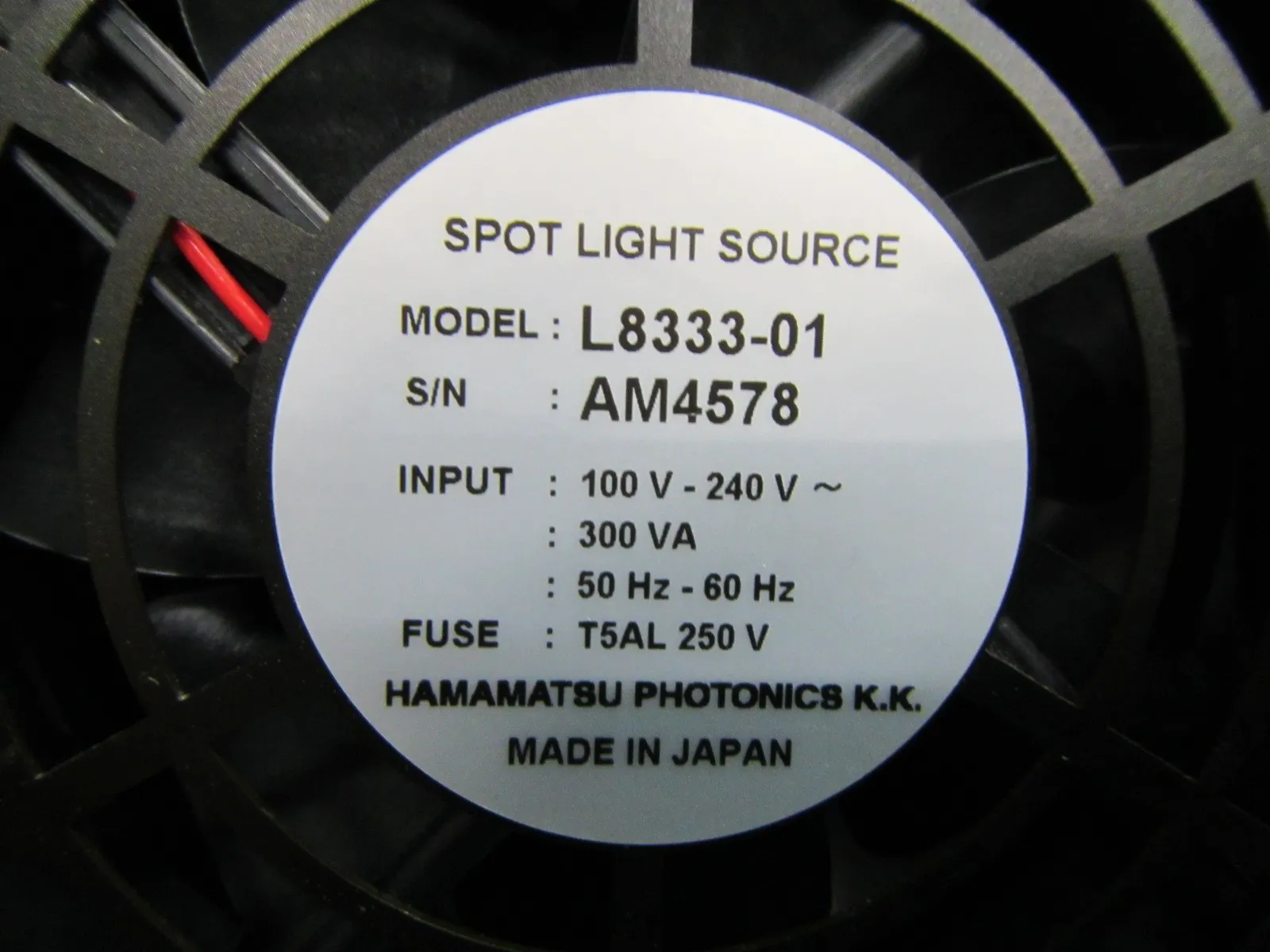 Hamamatsu Photonics L8333-01 UV irradiation device (light source) Detail Image - ASKINDEX Korea