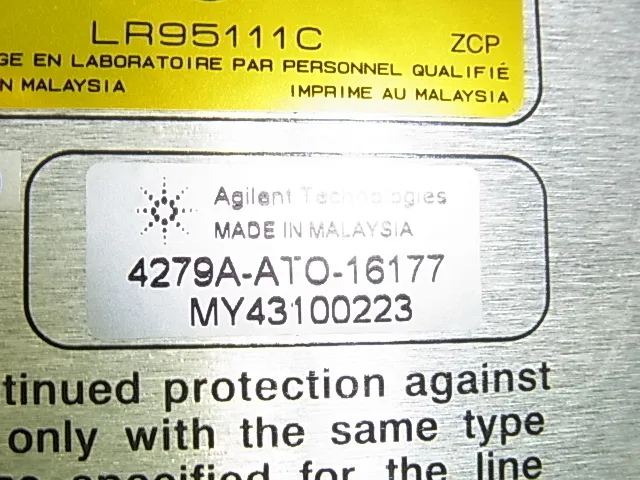 Agilent 4279A CV meter Detail Image - ASKINDEX Korea