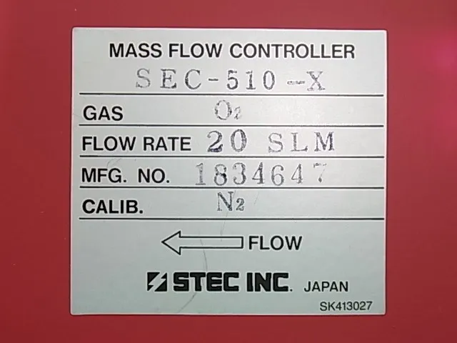 에스텍 SEC-510-X 매스 플로우 컨트롤러 상세 이미지 - ASKINDEX 코리아