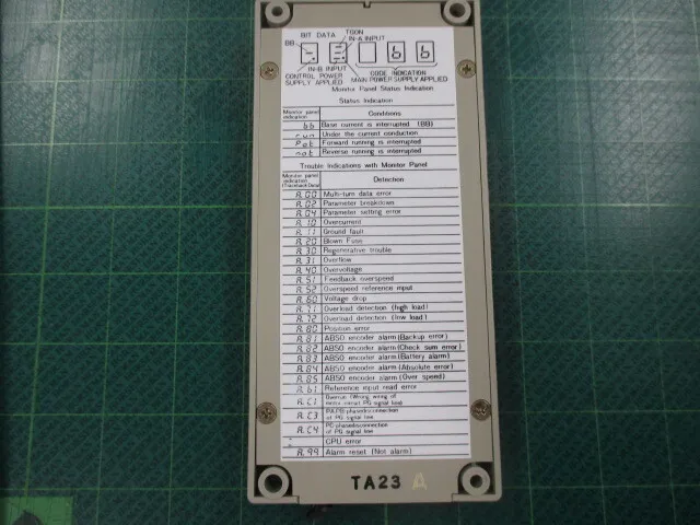 야스카와 JUSP-OP02A 서보팩용 디지털 오퍼레이터 상세 이미지 - ASKINDEX 코리아