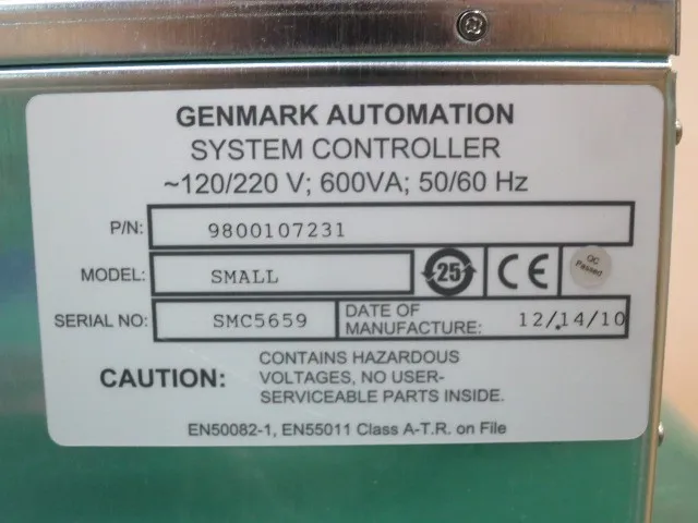 GenMark SMALL Robot Controller Detail Image - ASKINDEX Korea