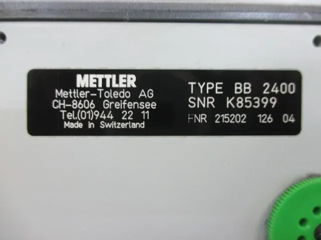 METTLER TOLEDO BB2400 electronic scale Detail Image - ASKINDEX Korea