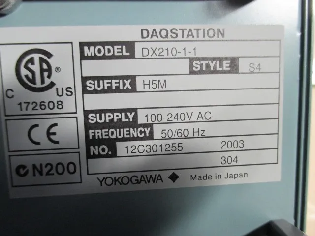 요코가와 전기 DX210-1-1 레코더 상세 이미지 - ASKINDEX 코리아
