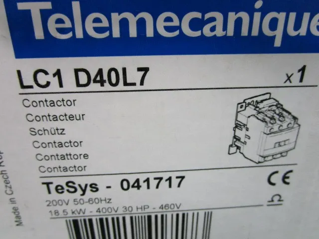 Telemecanique LC1 D40L70 Electromagnetic relay Detail Image - ASKINDEX Korea
