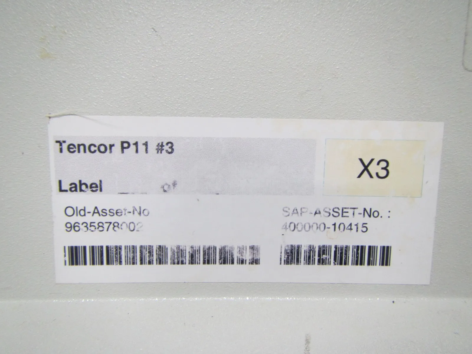 KLA Tencor 케이엘 에이텐 콜 P11 막 두께 측정기(단차식) 상세 이미지 - ASKINDEX 코리아