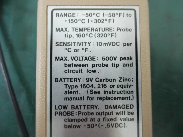 B&amp;K Precision TP-28 temperature probe Detail Image - ASKINDEX Korea