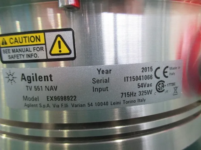 Agilent TV551 NAV turbomolecular pump Detail Image - ASKINDEX Korea