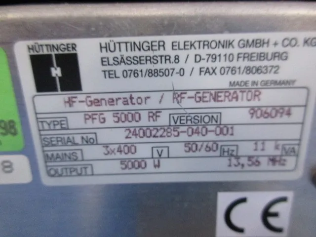 휴팅가 PFG5000RF RF 전원 공급 장치 상세 이미지 - ASKINDEX 코리아