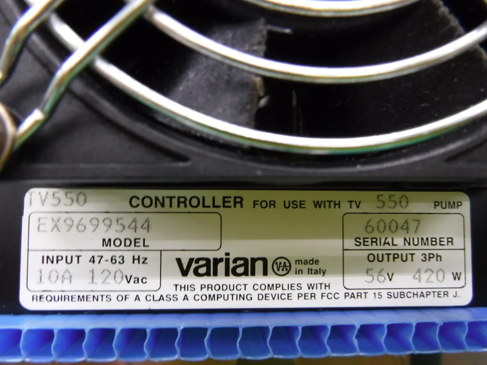 Varian TV551NAV turbomolecular pump Detail Image - ASKINDEX Korea