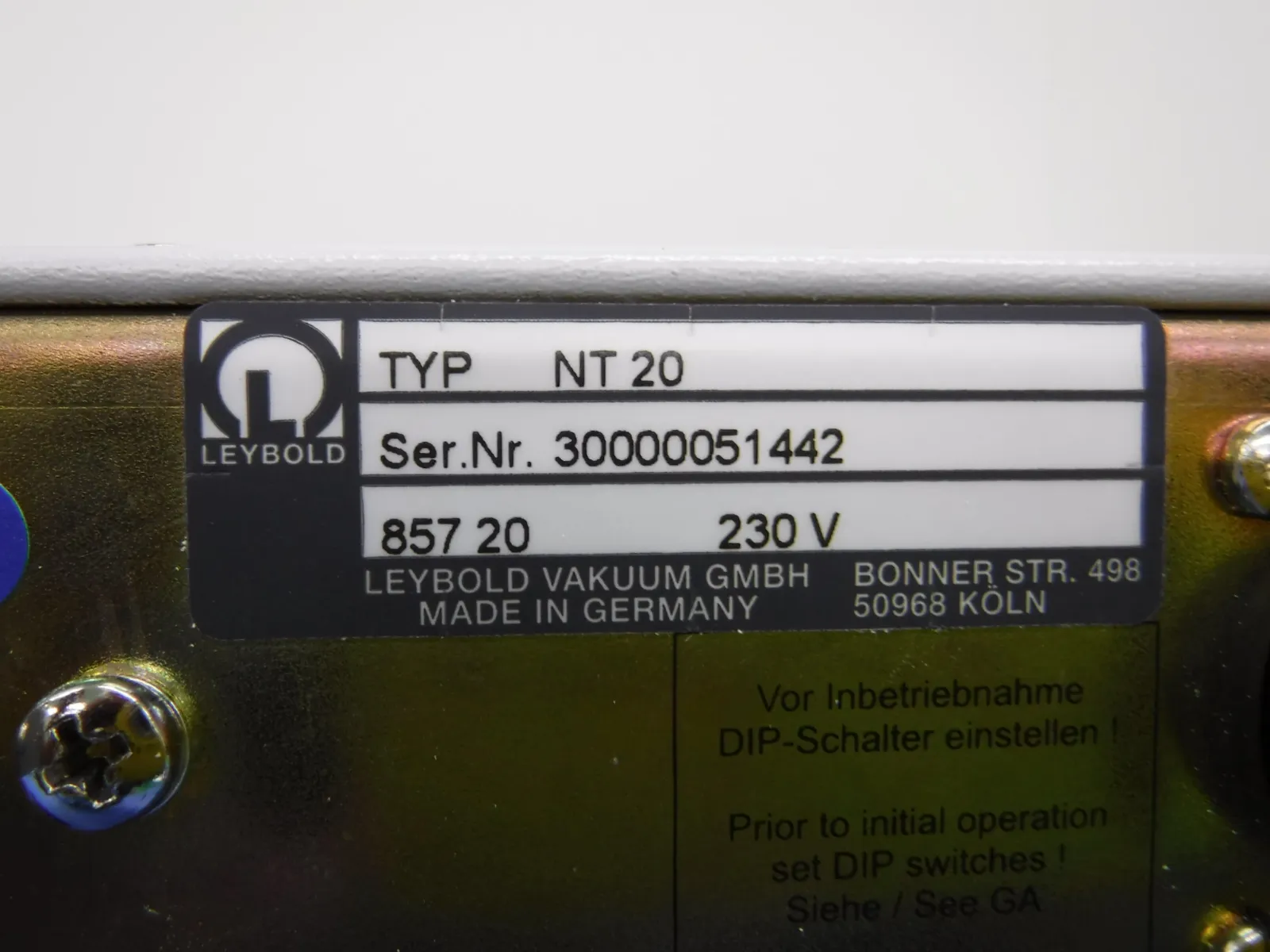 Leybold TURBOVAC151 turbomolecular pump Detail Image - ASKINDEX Korea