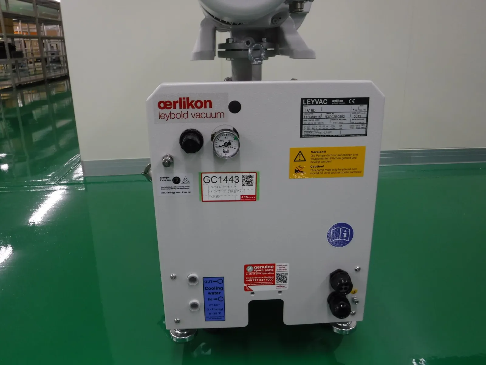 Oerlikon Leybold LV80 Dry pump (exhaust set) (unused) Detail Image - ASKINDEX Korea