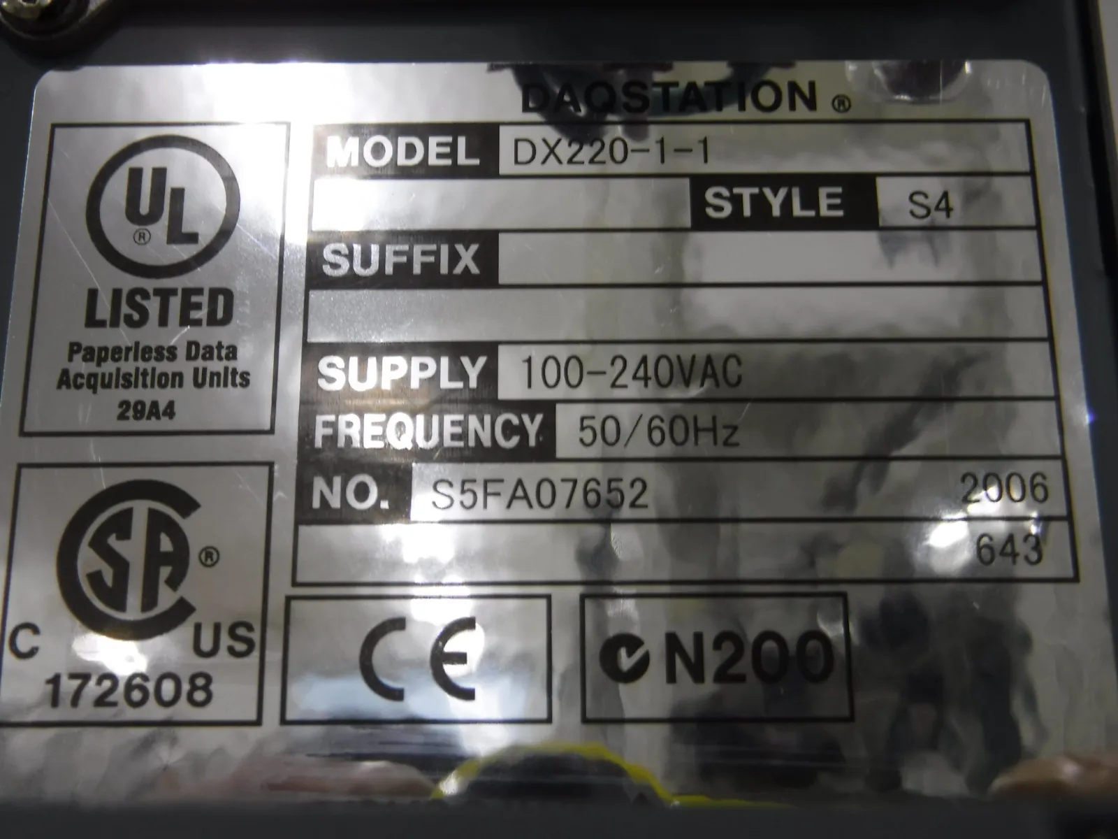 Yokogawa Electric DX220-1-1 recorder Detail Image - ASKINDEX Korea