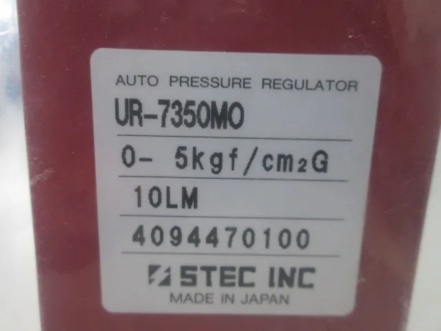Estec UR-7350MO Auto Pressure Regulator Detail Image - ASKINDEX Korea