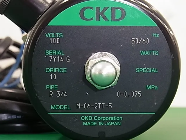 CKD M-06-2TT-5 솔레노이드 밸브(약액용) 상세 이미지 - ASKINDEX 코리아