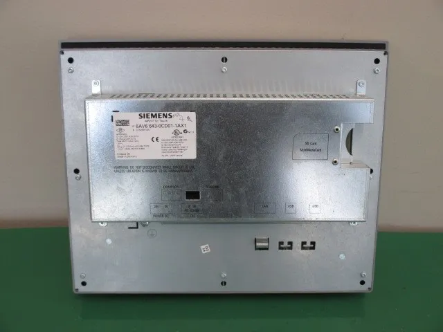 지멘스 6AV6 643-0CD01-1AX1 터치 패널 상세 이미지 - ASKINDEX 코리아
