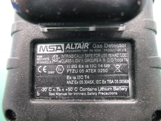 MSA Japan アルティアALTAIR Gas detector Detail Image - ASKINDEX Korea