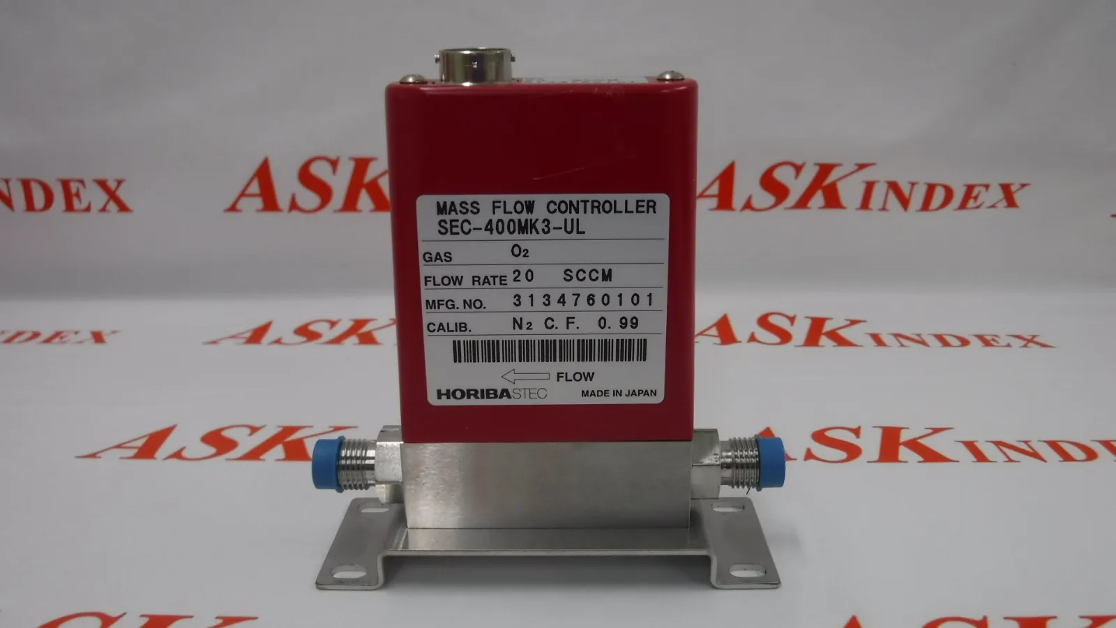 호리바 에스텍 SEC‐400MK3-UL 매스 플로우 컨트롤러 상세 이미지 - ASKINDEX 코리아