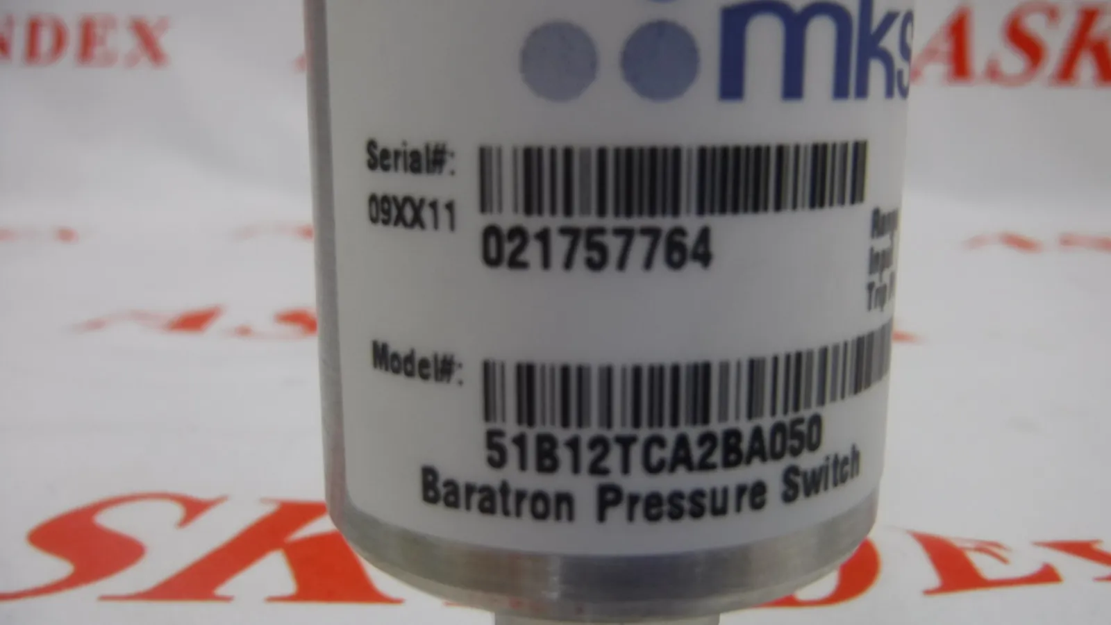 MKS 51B Vacuum switch Detail Image - ASKINDEX Korea