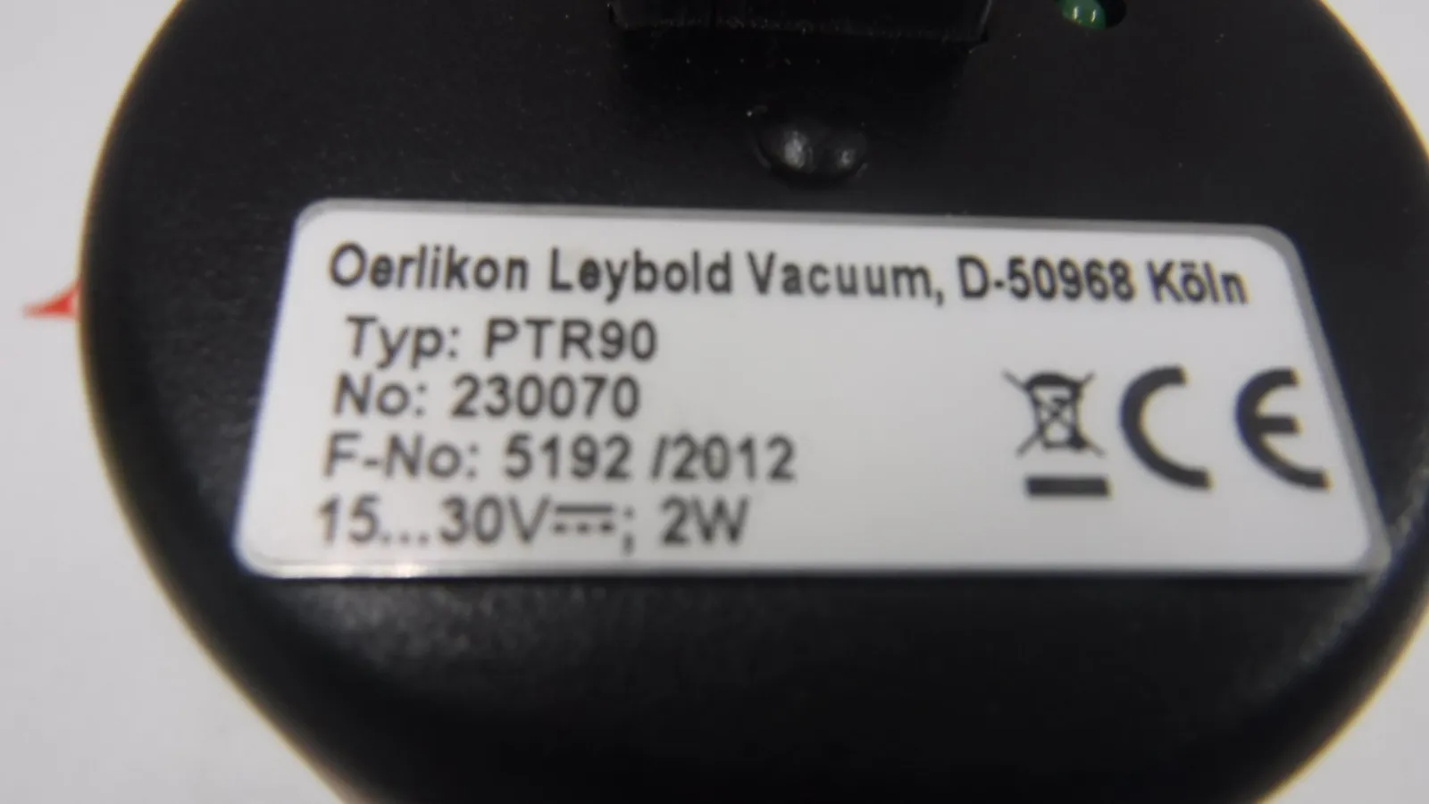 Oerlikon 라이볼트  진공 게이지 상세 이미지 - ASKINDEX 코리아