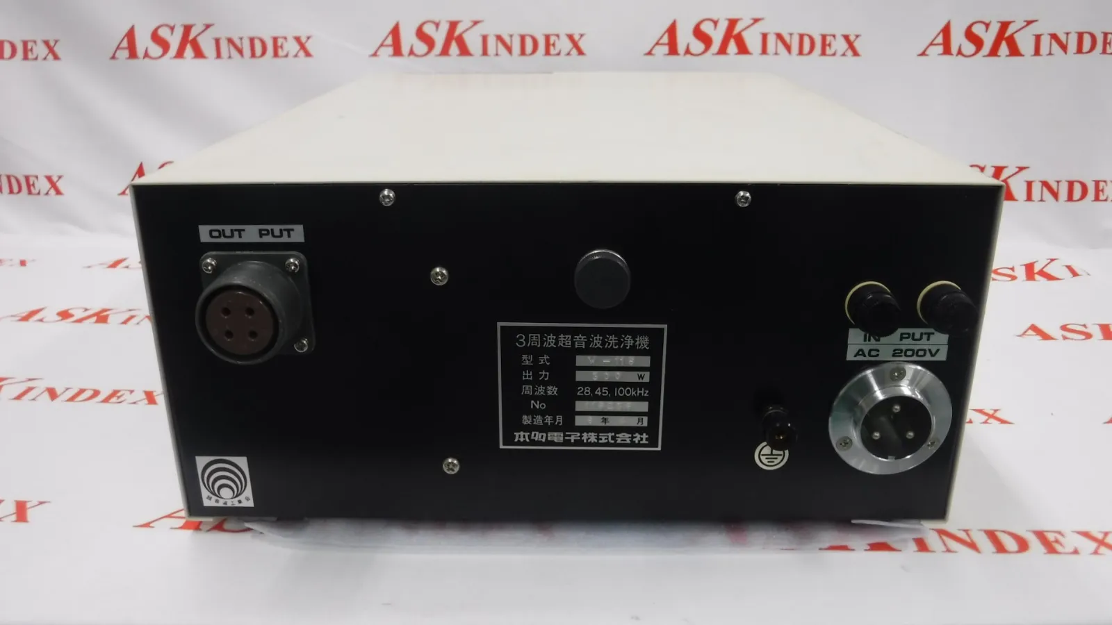 Honda Electronics W-115 ultrasonic oscillator Detail Image - ASKINDEX Korea