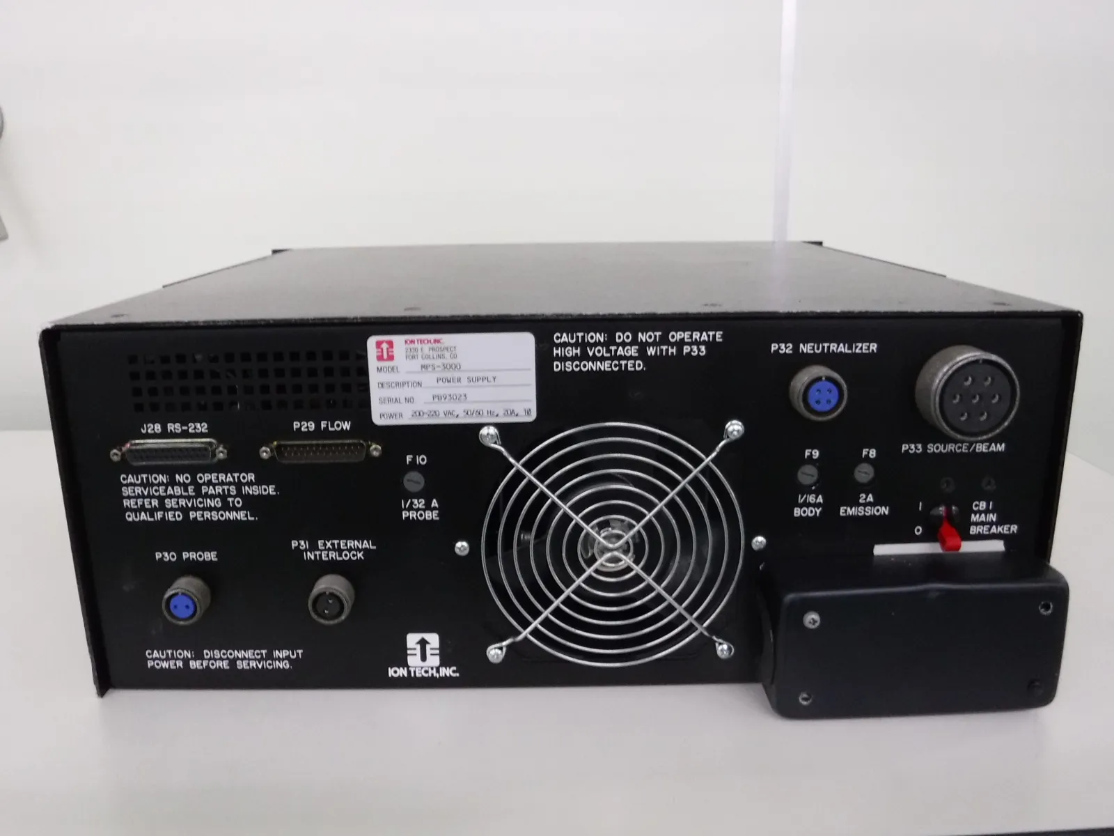 ION TECHTDY VEECO / ION TECH MPS-3000 Ion Source Power Supply Detail Image - ASKINDEX Korea
