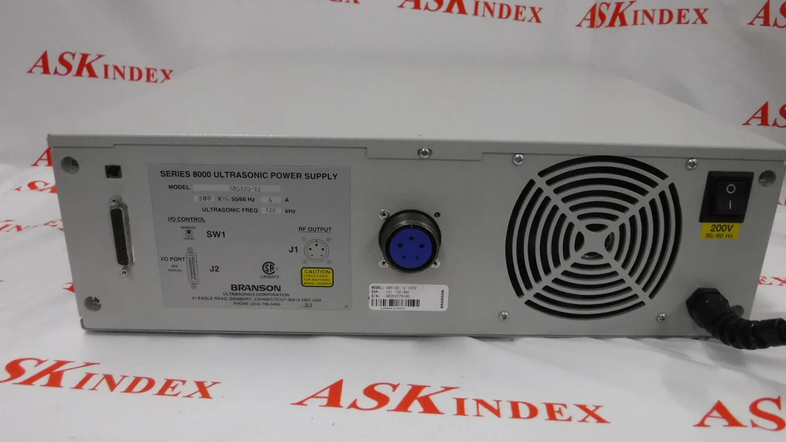 브랜슨 S85120-12 초음파 발진기 상세 이미지 - ASKINDEX 코리아