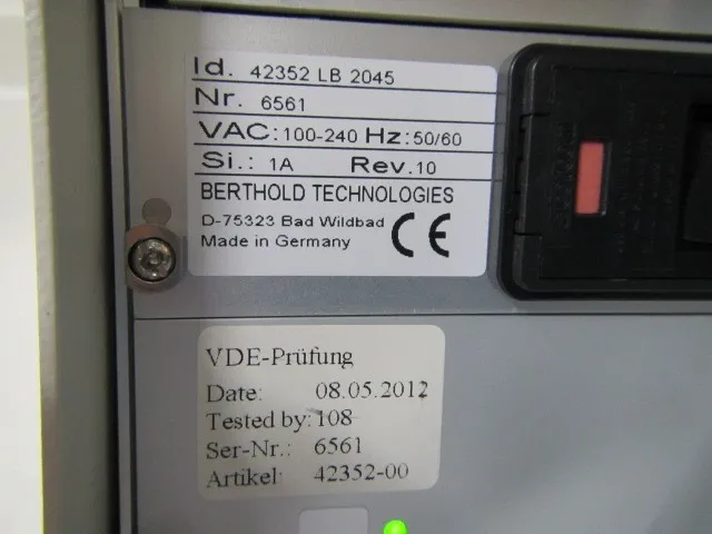BERTHOLD TECHNOLOGIES 벨트-르드 테크놀로지 재팬 LB2045 감마선 스펙트로미터 상세 이미지 - ASKINDEX 코리아