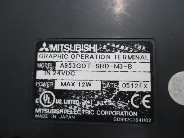 미쓰비시 전기 A953GOT-SBD-M3-B 터치 패널 상세 이미지 - ASKINDEX 코리아