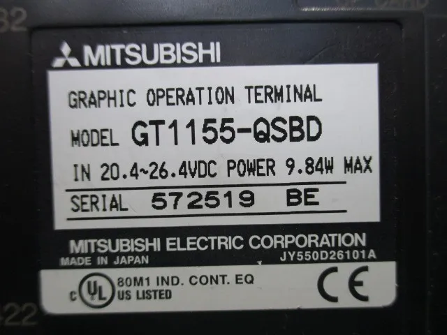 미쓰비시 전기 GT1155-QSBD 터치 패널 상세 이미지 - ASKINDEX 코리아