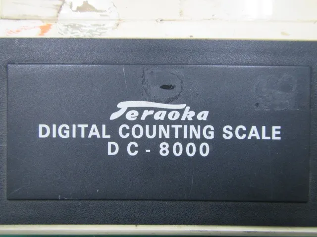 테라오카 정공소 DC-8000 전자 저울 상세 이미지 - ASKINDEX 코리아