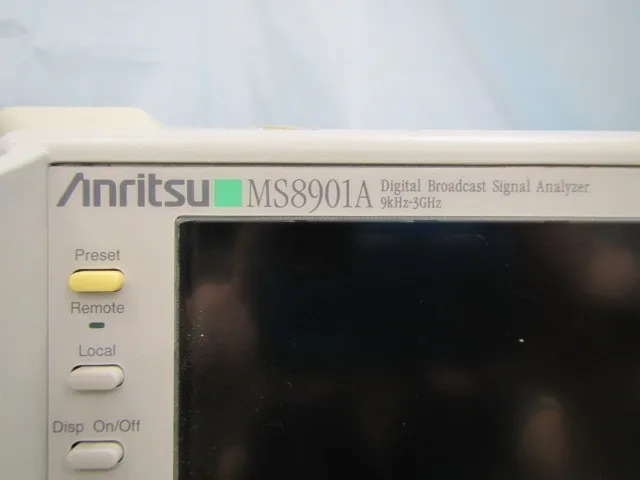 안리쓰 MS8901A 디지털 방송 신호 분석기 상세 이미지 - ASKINDEX 코리아