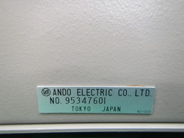 ANDO AL-612N Attenuator Detail Image - ASKINDEX Korea