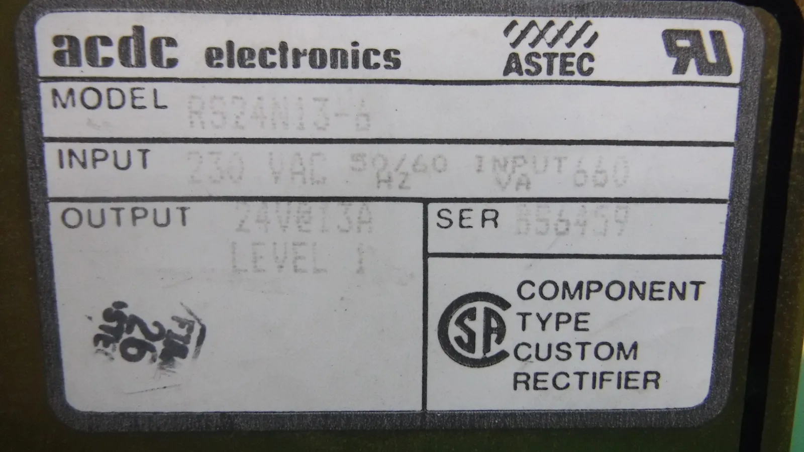 acdc electronics RS24N13-6 power supply Detail Image - ASKINDEX Korea