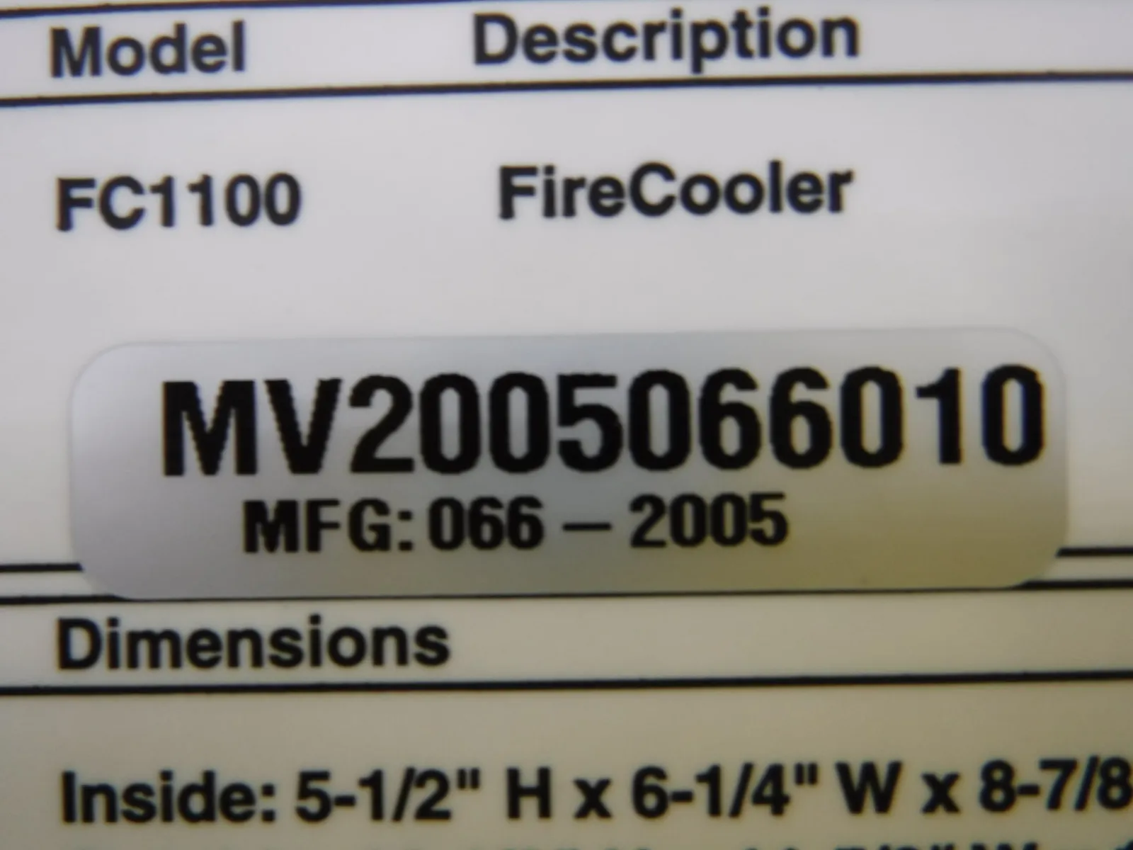 IBM FC1100 미디어 프로텍터(Fire Cooler) 상세 이미지 - ASKINDEX 코리아