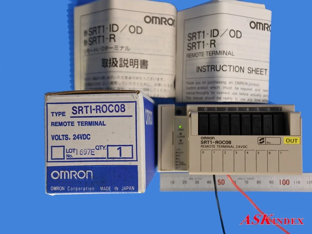 오므론 SRTI-ROC08 시퀀서 (PLC) (원격 I / O 터미널) 상세 이미지 - ASKINDEX 코리아
