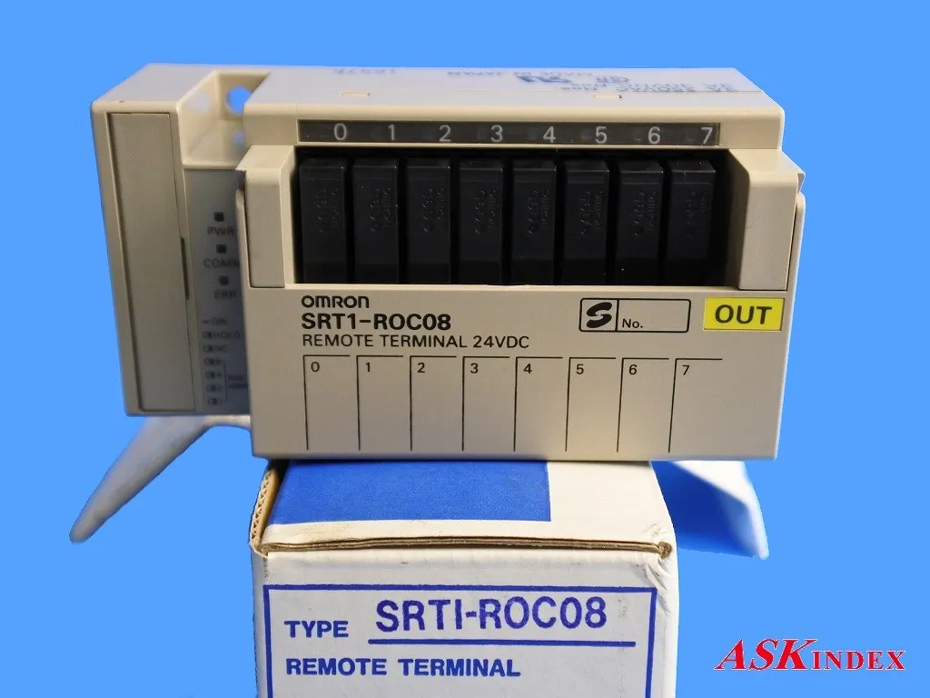 오므론 SRTI-ROC08 시퀀서 (PLC) (원격 I / O 터미널) 상세 이미지 - ASKINDEX 코리아