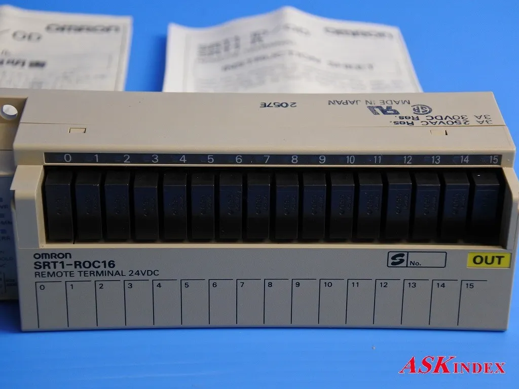 오므론 SRTI-ROC16 시퀀서 (PLC) (원격 I / O 터미널) 상세 이미지 - ASKINDEX 코리아