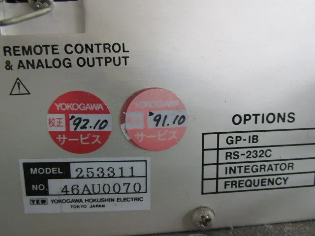 Yokogawa Electric 255311 Power meter Detail Image - ASKINDEX Korea