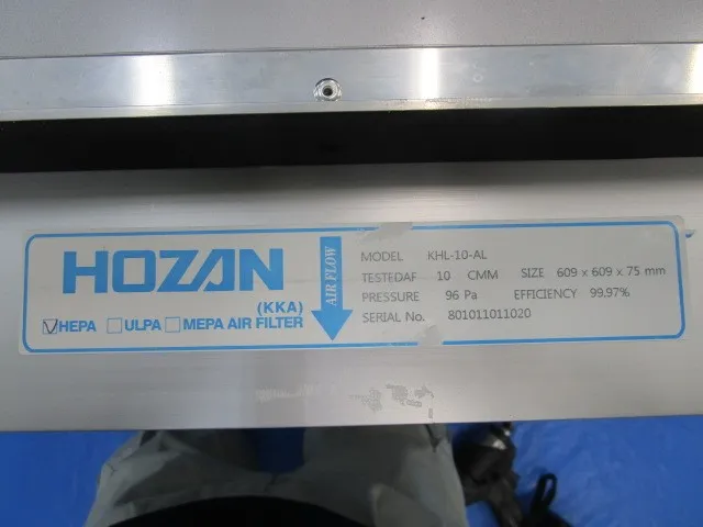 Hozan KHL-10-AL HEPA filter unit Detail Image - ASKINDEX Korea