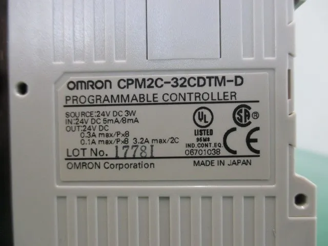 오므론 CPM2C-32CDTM-D 시퀀서(PLC) 상세 이미지 - ASKINDEX 코리아