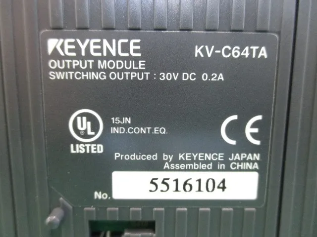 Keyence KV-C64TA 시퀀서(PLC) 상세 이미지 - ASKINDEX 코리아