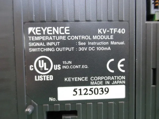Keyence TV-TF40 시퀀서(PLC) 상세 이미지 - ASKINDEX 코리아
