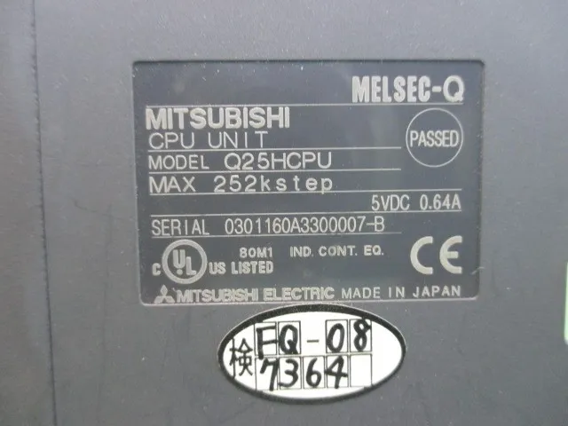 미쓰비시 Q25HCPU 시퀀서(PLC) 상세 이미지 - ASKINDEX 코리아