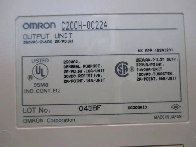 오므론 C200H-0D224 시퀀서(PLC) 상세 이미지 - ASKINDEX 코리아