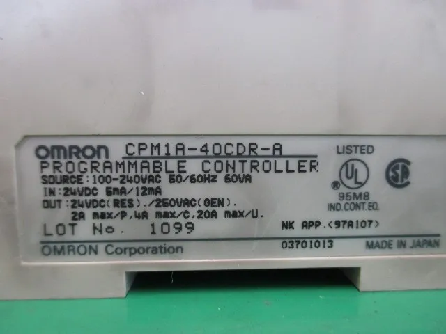 오므론 CPM1A-40CDR-A 시퀀서(PLC) 상세 이미지 - ASKINDEX 코리아